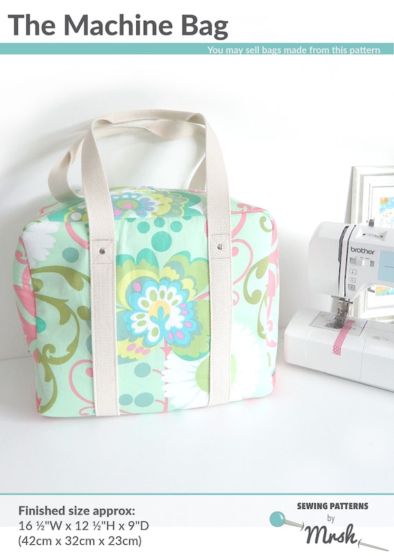 The Machine Bag Digital Sewing Pattern by Sewing Patterns by Mrs H - Digital PDF Pattern